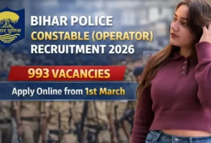 CSBC Bihar Police Constable Recruitment 2026 Notification