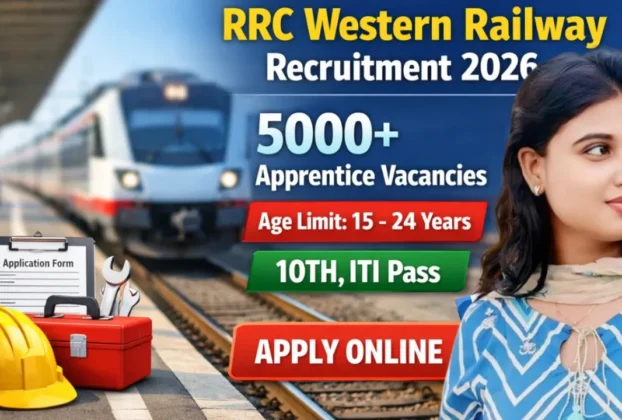 RRC Western Railway Apprentice Bharti 2026 for 5,349 Posts