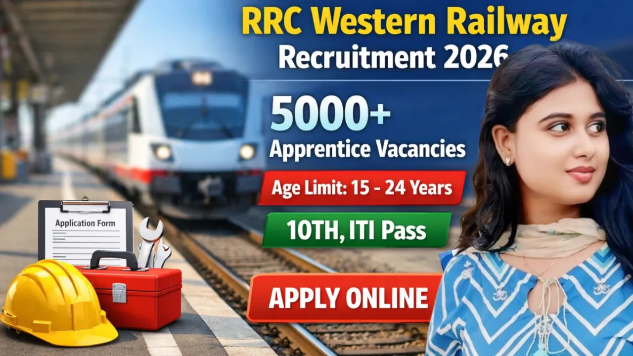 RRC Western Railway Apprentice Bharti 2026 for 5,349 Posts