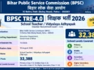 BPSC TRE 4.0 Recruitment 2026 – Apply Online for 32,388 Teacher Posts